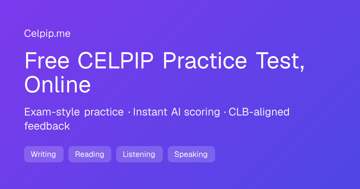 CELPIP Reading 2026: Format, Parts & Free Practice